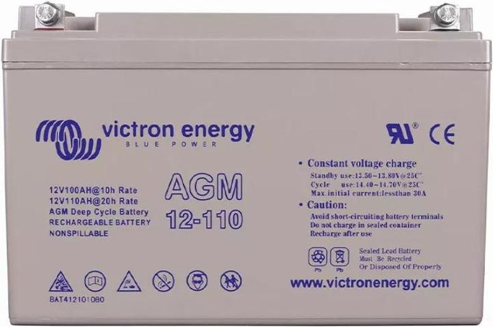 Actual product image Victron Energy 12V/110Ah AGM battery M8 (12 V, 110 Ah)
