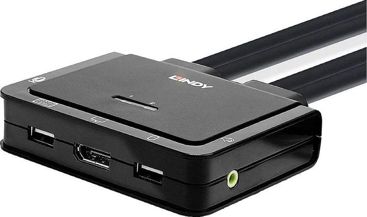 Lindy 2 Port DisplayPort 1.2