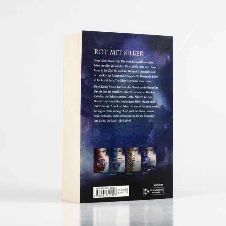 Actual product image Raging Storm (The Colours of Blood 4) (Victoria Aveyard, Birgit Schmitz, German)