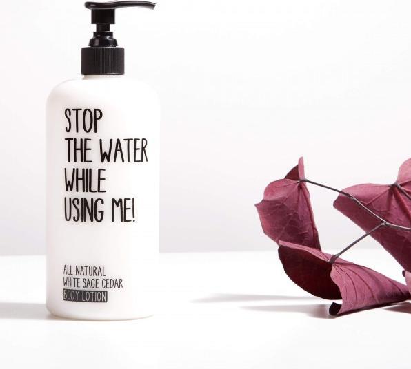 Immagine prodotto Stop The Water While Using Me! Tutto il corpo naturale - Lozione per il corpo al cedro della salvia bianca (Crema corpo, 200 ml)