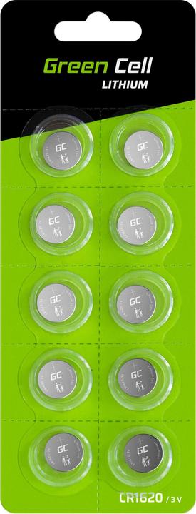 Produktbild GreenCell 5x Lithium CR1620 3V 70mAh Batteries - Batterie - CR1620 (1 Stk., CR1620, 70 mAh)