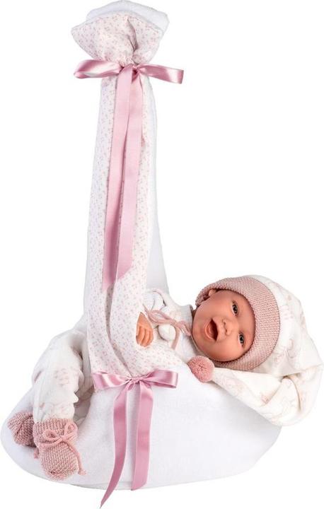 Actual product image Llorens Baby doll with hanging cradle
