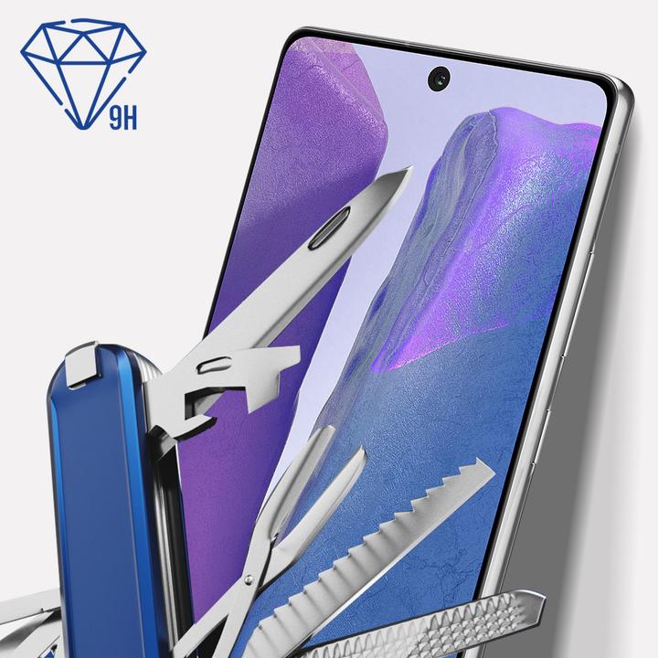 Actual product image 3MK Hardglass Max screen protector (1 Piece, Samsung Galaxy Note 20)