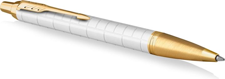 Actual product image Parker Ballpoint pen IM Premium Pearl G.C. M (Gold, White, 1 x)