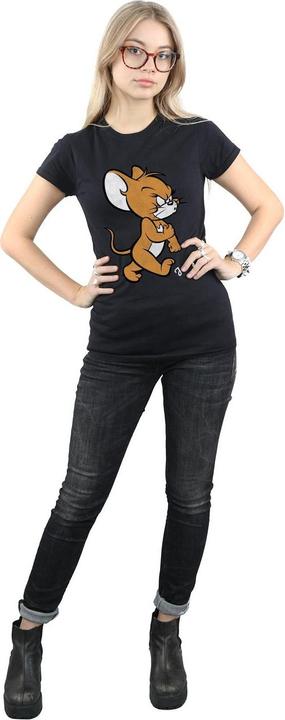 Actual product image Tom & Jerry Womens/Ladies Angry Mouse Cotton T-Shirt (L)