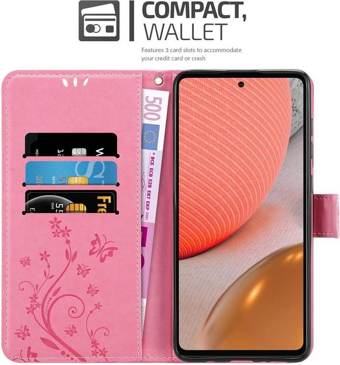 Actual product image Cadorabo Flower Book cover (Samsung Galaxy A72, Samsung Galaxy A72 5G)