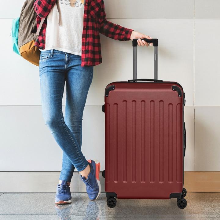 Actual product image Arebos Suitcase (94 l, Hand luggage (up to 50 litres), M (50 - 90l), L (90 - 115l), XL (from 140l))
