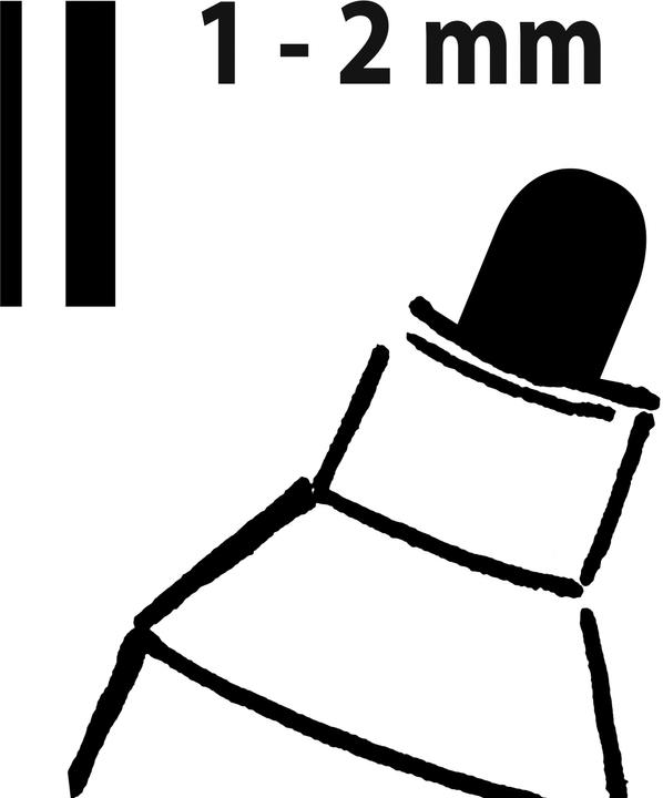 Immagine prodotto Sigel Artverum marcatore a gesso 20 + 50 Set (1-2 + 1-5 mm) (Bianco, 5 mm, 2 x)