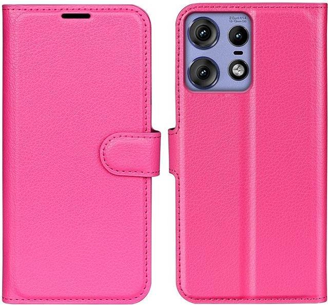 Produktbild MU Classic Litchi Leder Bookcover Series (Motorola Edge 50 Pro)