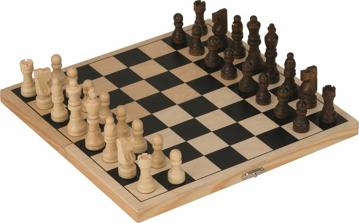 Immagine prodotto Goki Set di scacchi in valigetta pieghevole di legno
