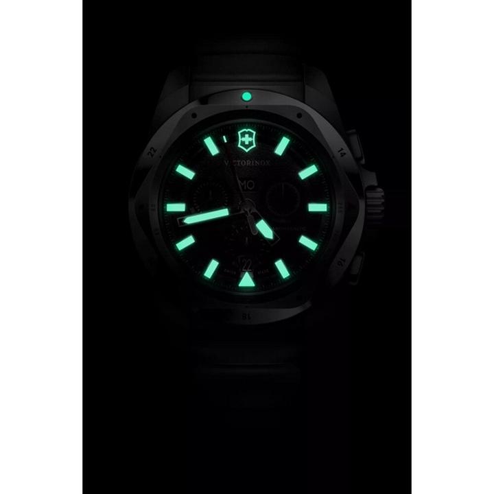 Produktbild Victorinox I.N.O.X. Chrono 43, SIR, BLK dial,BLK rubber str (Chronograph, Taucheruhr, 43 mm)