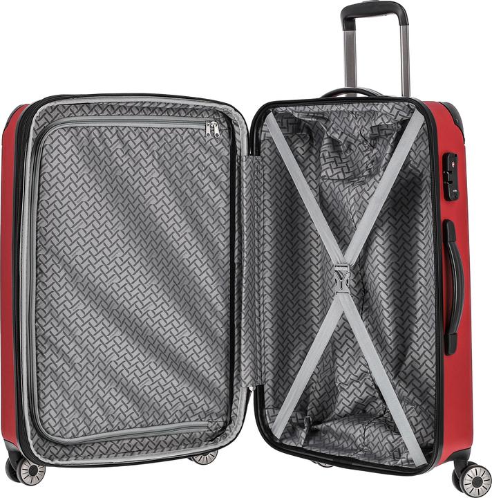 Actual product image Travelite Trolley + Suitcase City 4-Wheel Trolley M exp (83 l, L (90 - 115l))