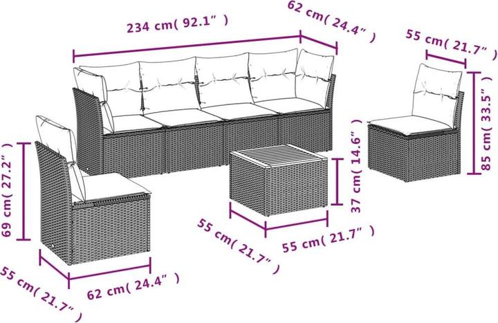 Actual product image VidaXL Pascal