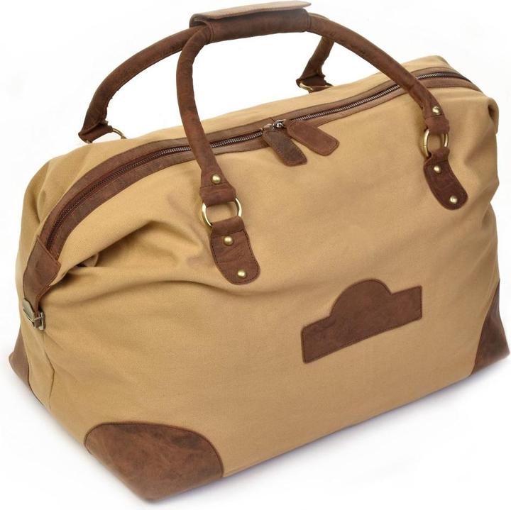 Dermata Reisetasche aus Canvas/Leder (42 l)