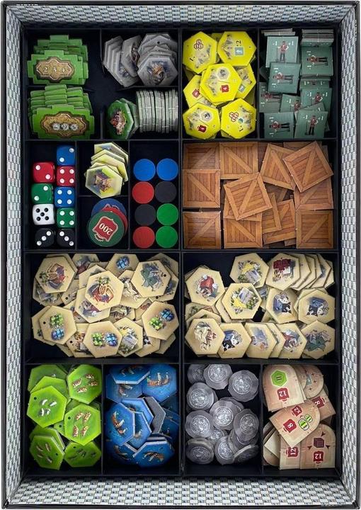 Actual product image Feldherr 3D32SET - Organiser for The Castles of Burgundy - Basic game box (Plastic)