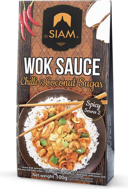 Immagine prodotto deSiam Salsa Wok al peperoncino e zucchero di cocco (100 g)