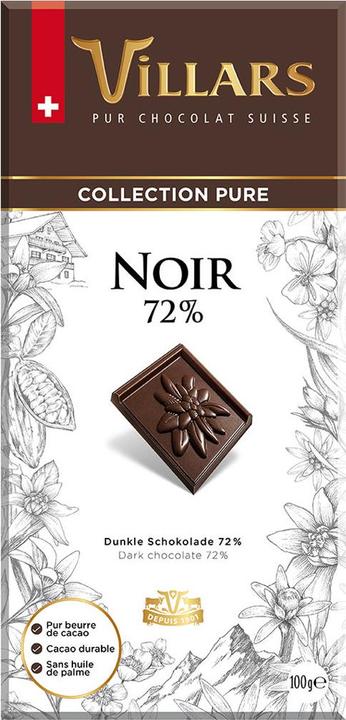 Actual product image Villars Noir 72%