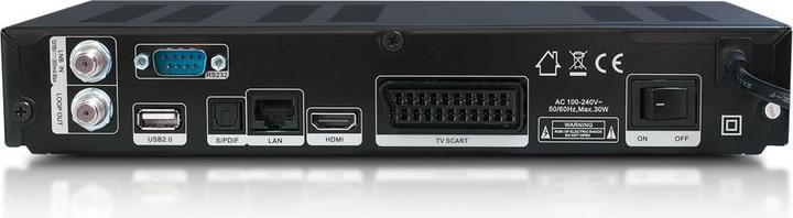 Actual product image Abcom AB CryptoBox 700HD Cable, Ethernet (RJ-45), IPTV Full HD Black (0.13 GB, DVB-S, DVB-S2)
