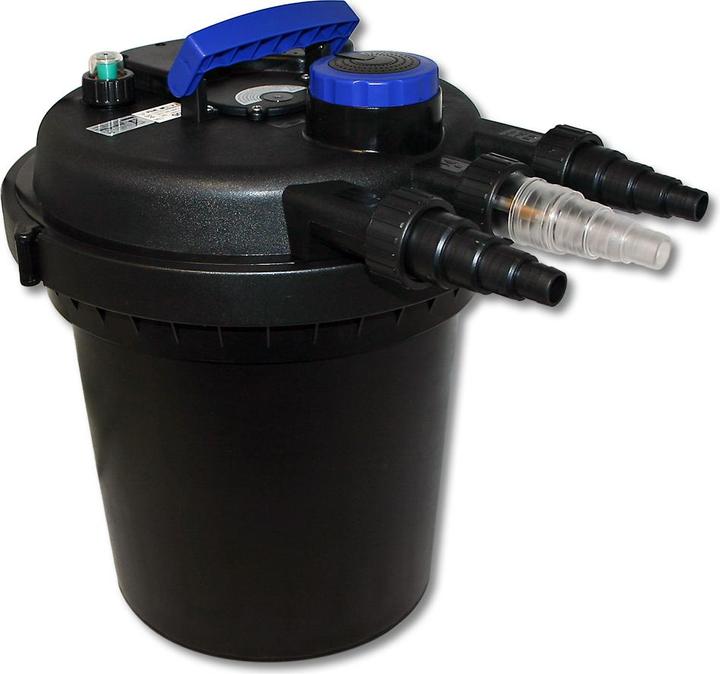 Produktbild SunSun Druckteichfilter Set für 10000l mit 11W Teichklärer und 20W ECO Pumpe