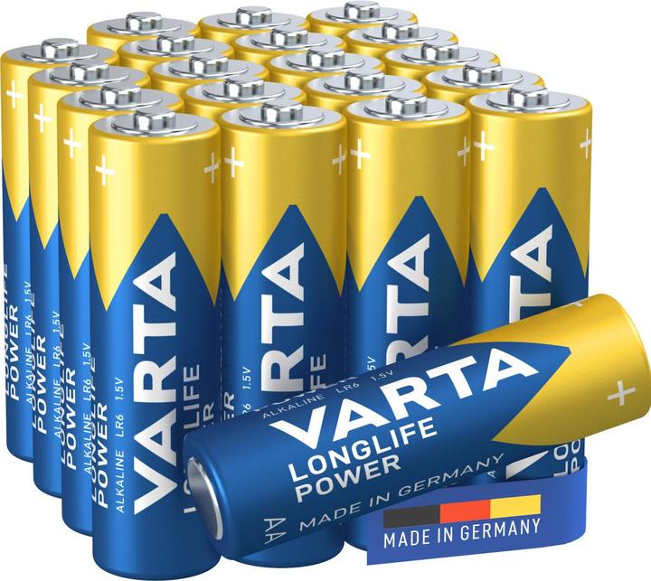 Immagine prodotto Varta Potenza LONGLIFICA (20 pz., AA, 2960 mAh)
