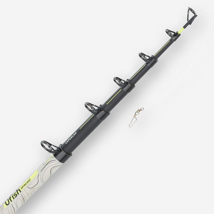 Image du produit Caperlan Canne à pêche UFISH SPINCAST kit découverte (Cast, Kit de pêche, 180 cm)