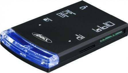 Immagine prodotto Exertis Connect Lettore di schede USB 2.0 e lettore di schede SIM Lettore di schede compatto per schede di memoria