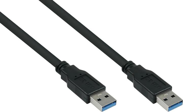 Produktbild Good Connections Kabelmeister USB 3.0 an USB-A CU 1,8m schwarz (1.80 m, USB 3.2 Gen 1)