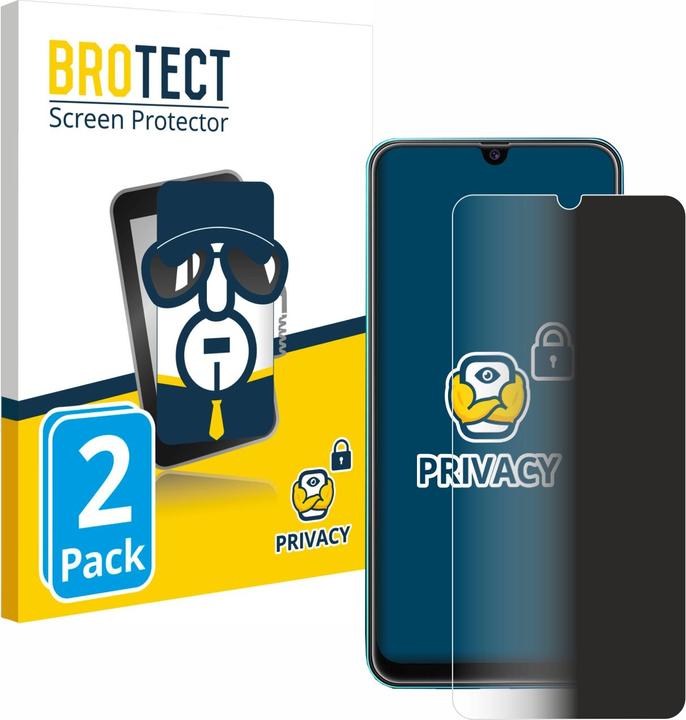 Actual product image BROTECT Anti-spy privacy film Blue light protection film (2 Piece, Samsung Galaxy M31)