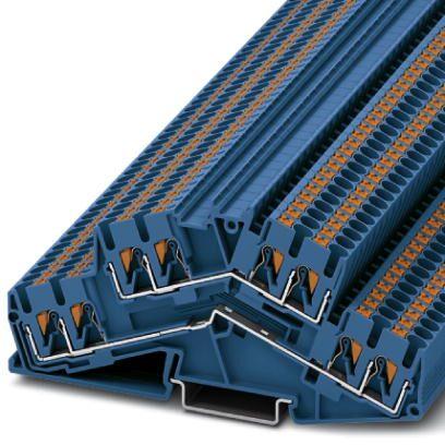 Produktbild Phoenix Contact PTTBS 2,5-QUATTRO BU 3210610 Doppelstockklemme 0.14 mm² 2.50 mm² Blau 50 St.