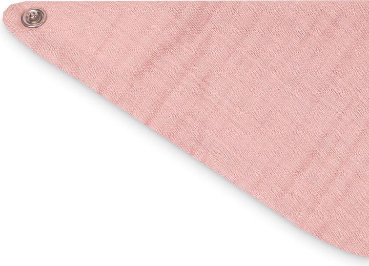 Actual product image Julius Zöllner Muslin scarf, dusty rose (20 cm, 20 cm)