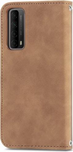 Actual product image Cover-Discount Huawei P smart 2021 - Vintage Stand Flip Case Cover brown (Huawei P Smart (2021))