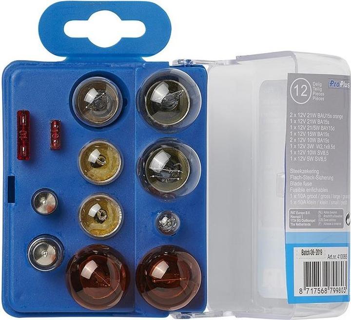 Produktbild ProPlus Lampenersatzkasten für Anhänger & Wohnwagen 12-teilig