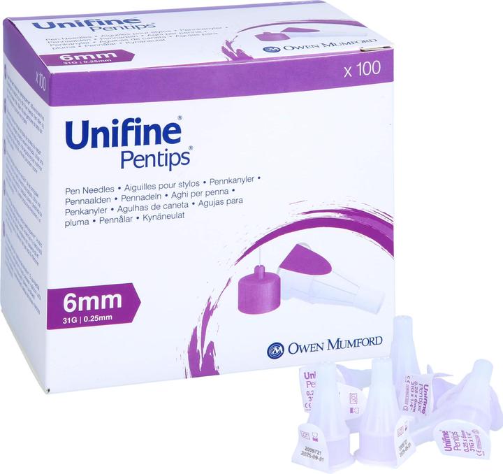 Actual product image Unifine Nadeln (Pen needles + disposable needles)