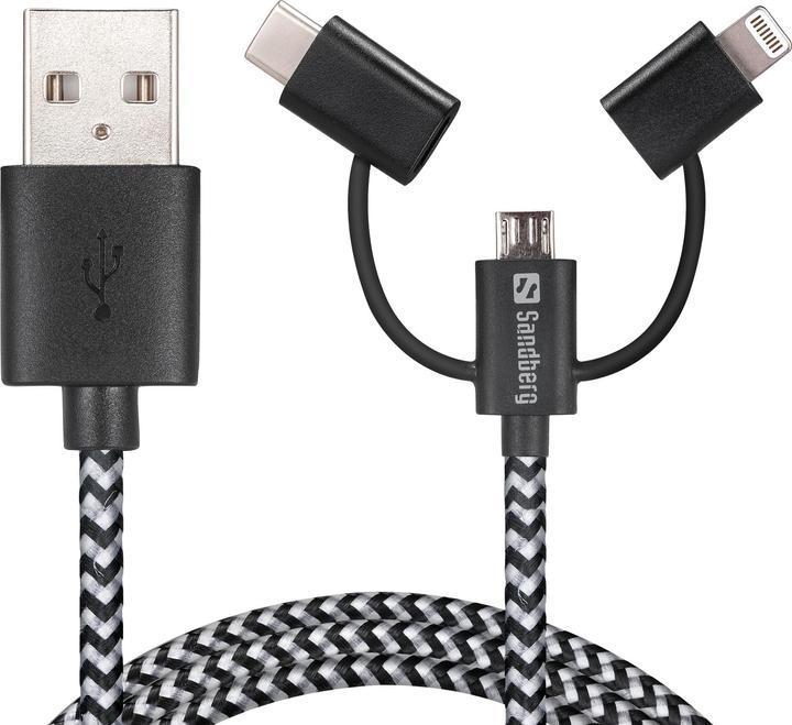 Sandberg 3in1 (1 m, USB 2.0)