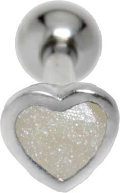 Bijouteria Ohrpiercing (Messing mit Silberbeschichtung, Chirurgenstahl 316L, Email)