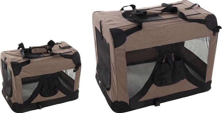 Image du produit Flamingo sac de transport pliable Alix Taupe S (Chien, Pliable)
