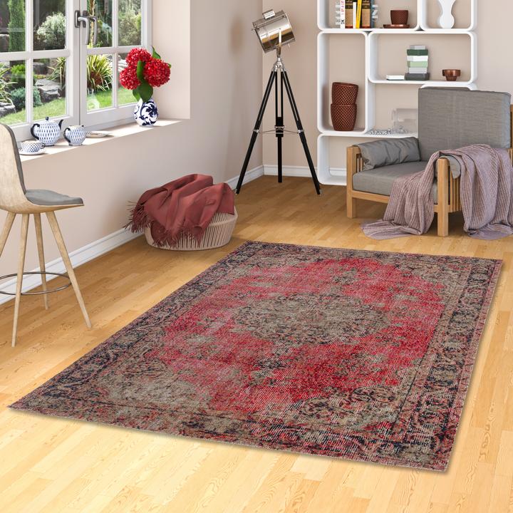 Immagine prodotto Pergamon Kurzflor Designer Teppich Modern Vintage Orient Muster (120 x 170 cm)