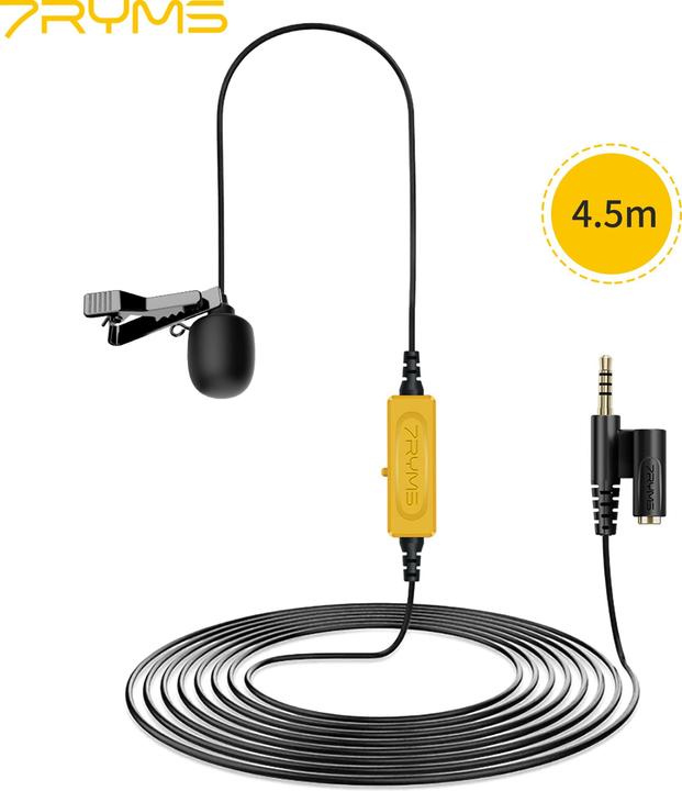 Actual product image 7Ryms Multi-functional Lavalier Microphone (4.5m)