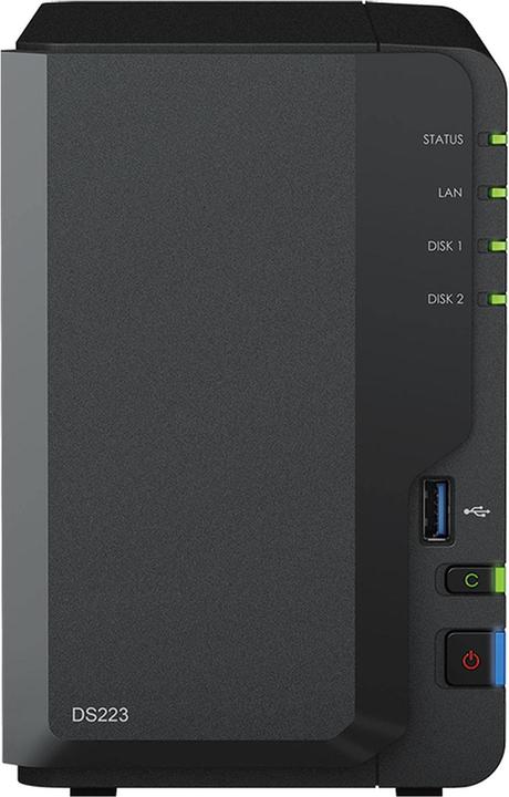 Immagine prodotto Synology DS223 (2 x 12 TB, WD Rosso Plus)