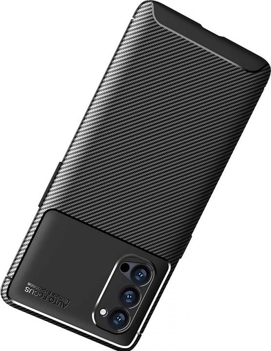 Produktbild Screenguard Oppo Reno4 Pro 5G Hülle Carbon Design TPU Case (Oppo Reno 4 Pro 5G)