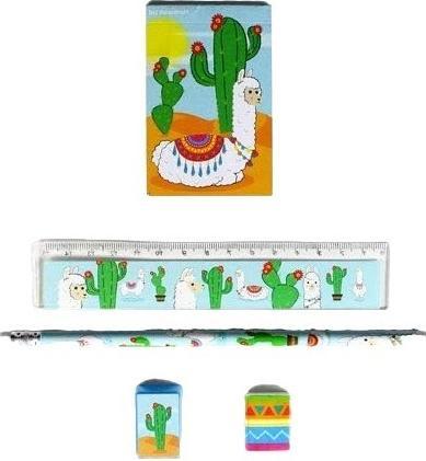Actual product image Henbrandt Llama Stationery Set (Colored, 1 x)