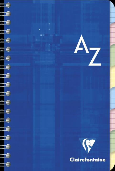 Produktbild Clairefontaine Spiralheft mit Register (11 x 17 cm, Kariert, Harter Einband)