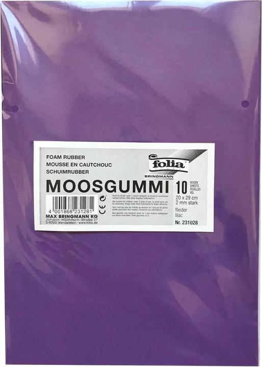 Folia Moosgummi flieder