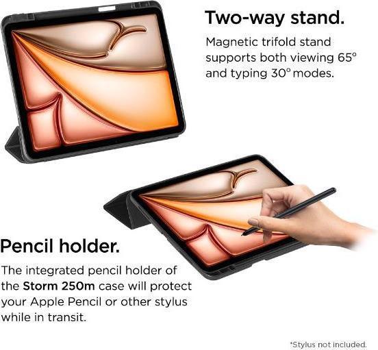 Produktbild Eiger Storm 250 Stylus Case (iPad Air 13 2024 (M2), iPad Pro 12.9 2018 (3. Gen), iPad Pro 12.9 2020 (4. Gen), iPad Pro 12.9 2021 (5. Gen), iPad Pro 12.9 2022 (6. Gen), iPad Air 13 2025)