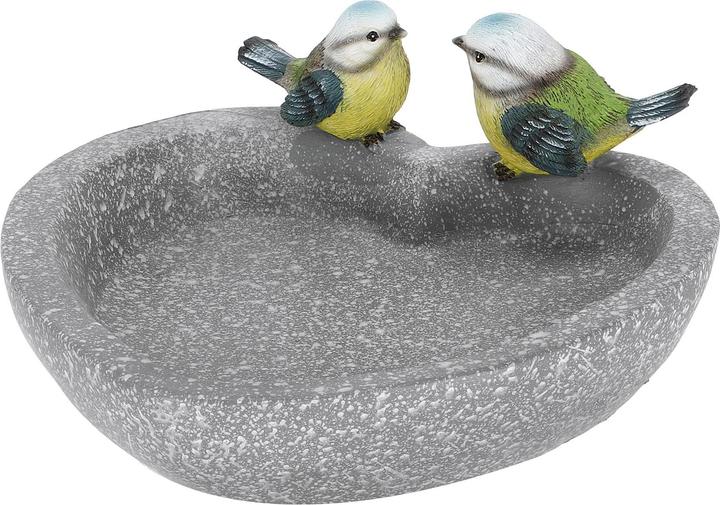 Esschert Design Herzförmiges Vogelbad