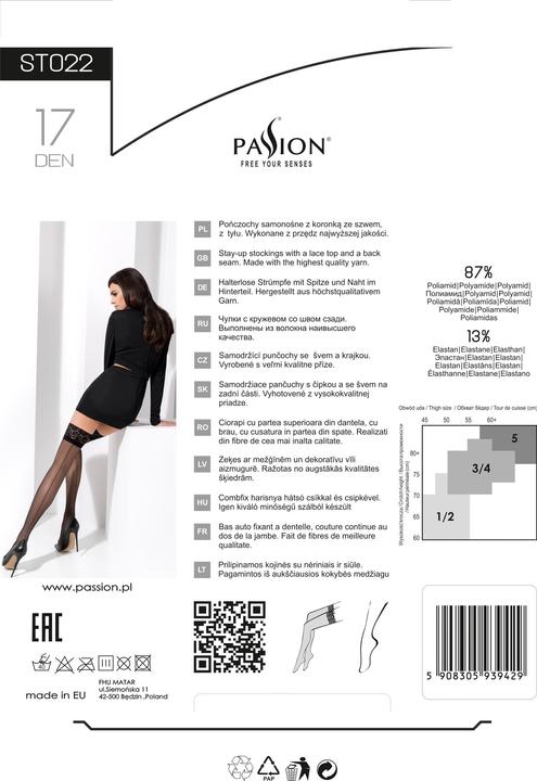 Productafbeelding Passion ST022 17 DEN (6 1/2)