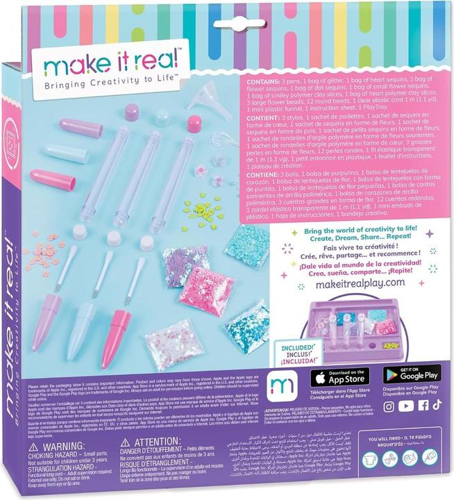 Image du produit Make it Real Kit de crayons pailletés DIY