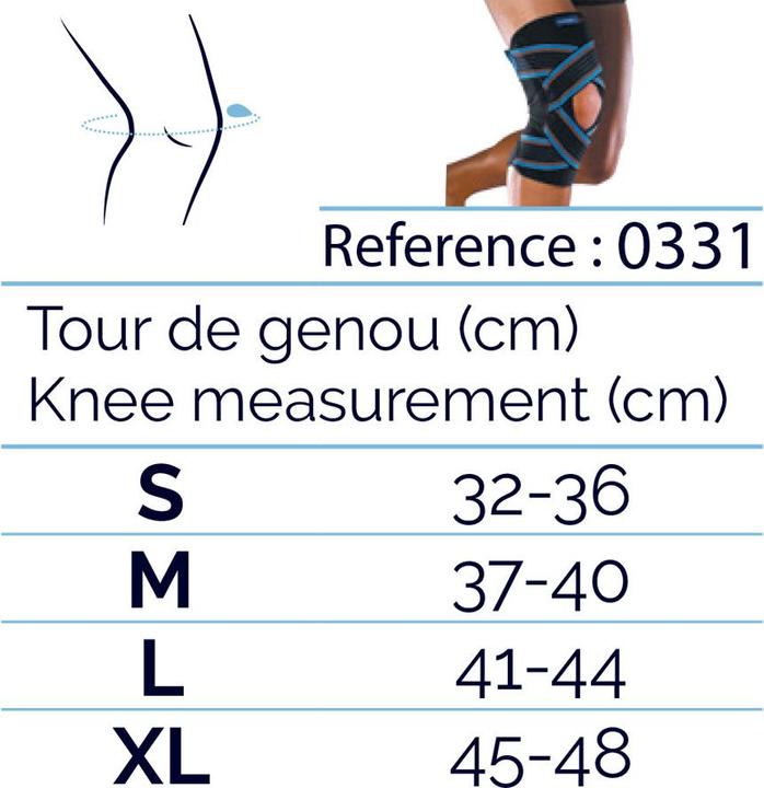 Produktbild Thuasne knieschiene strapping (XL)