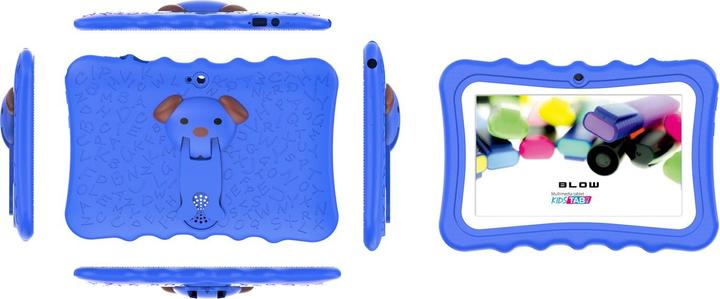 Actual product image Blow Tablet KidsTAB7 V2 4/32GB niebieskie etui 2MP (7.01", 128 GB, Blue)