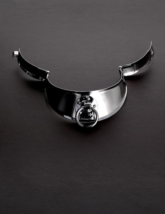 Actual product image Shots Locking Men's Collar with Ring (15")